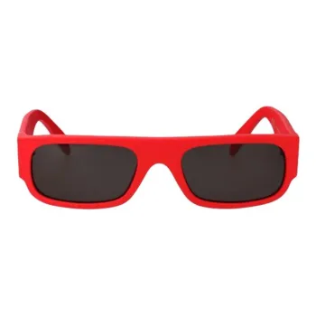 Retrosuperfuture Acetate Rectangular Sunglasses Women's Red