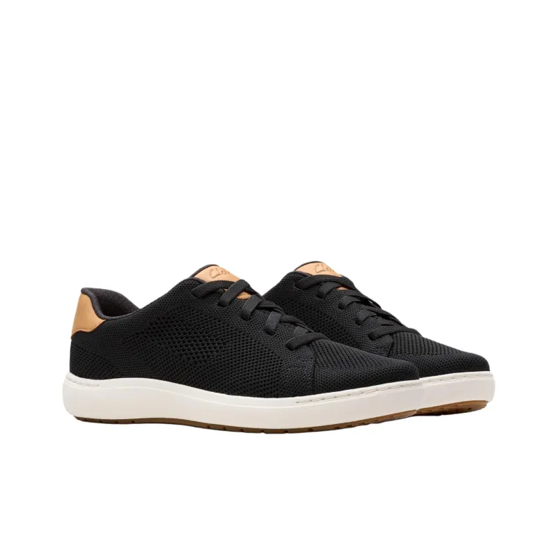 Clarks Nalle Walk Breathable Low Top Casual Shoes Women's Black-2