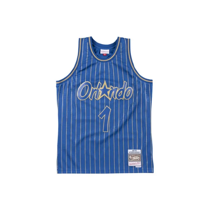 Mitchell Ness Basketball Jerseys Men Blue-0