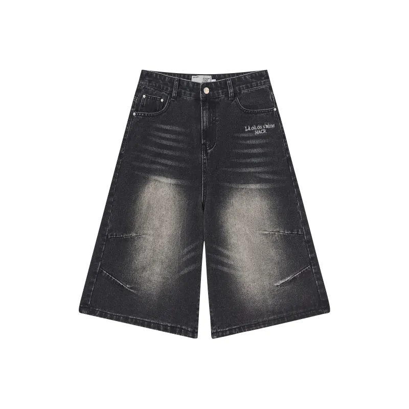 HARSH AND CRUEL Shorts Unisex Smoke Gray-0
