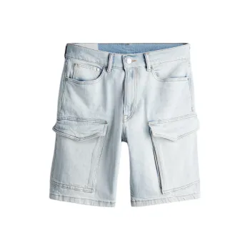 H&M Denim Shorts Men's Light Denim Blue