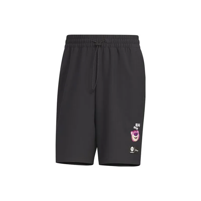 Adidas Neo Adidas Neo X Strawberry Bear Co branded SS23 Casual Shorts Men Black-0