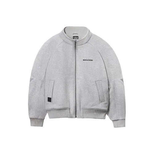 Muscle Dog Puffer Jacket Men's Heather Gray