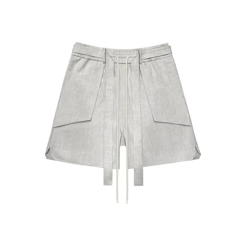 ARNODEFRANCE Shorts Unisex Light Gray-0