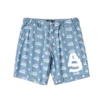 AlphaStyle Denim Shorts Unisex