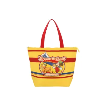 Disney Polyester Handbag Unisex Yellow & Red
