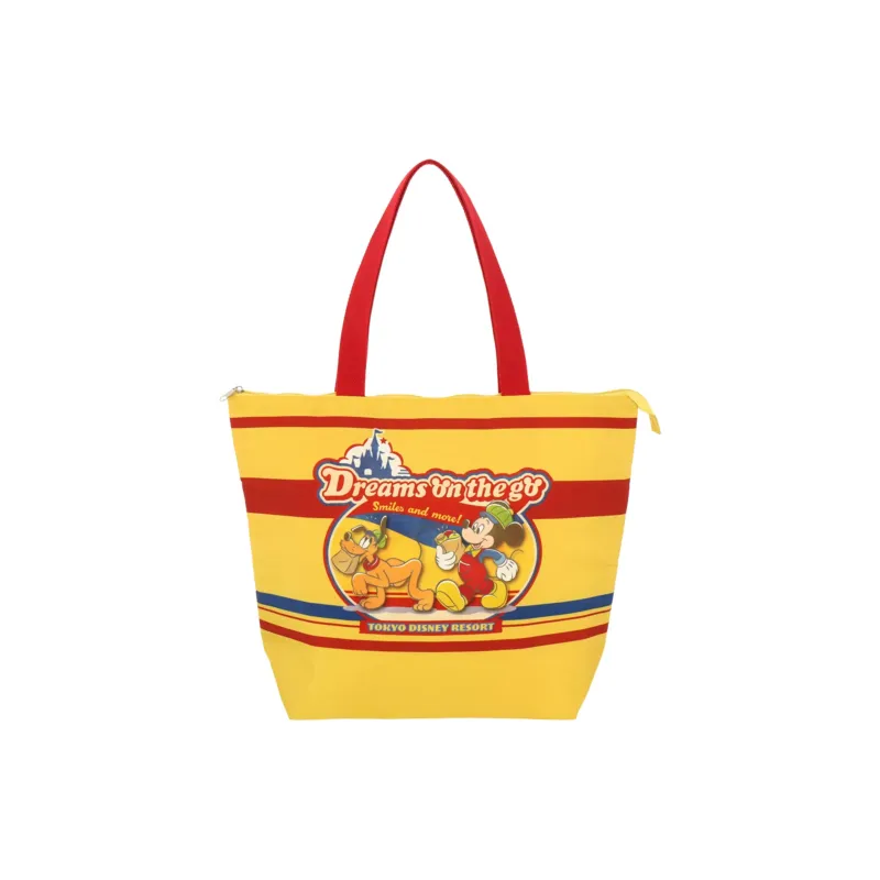 Disney Polyester Handbag Unisex Yellow & Red-0