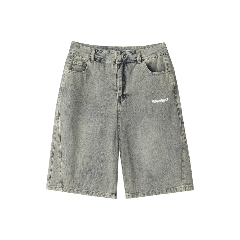 POINTLIMIT Denim Shorts Unisex-0