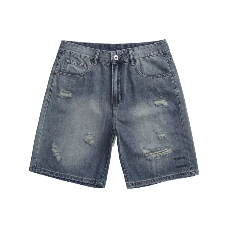 KGK Denim Shorts Men's Vintage Blue-0