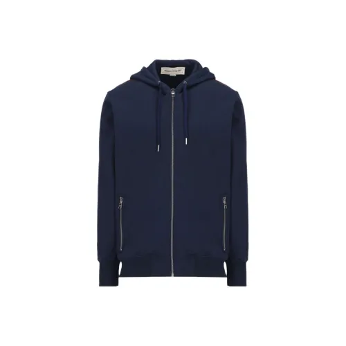 Alexander McQueen Sweatshirts Men Blue