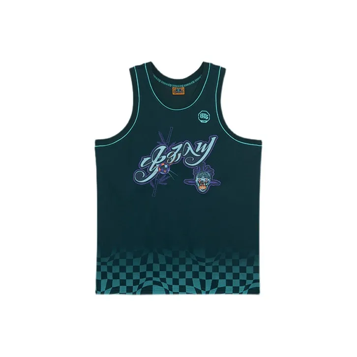 LiNing Badfive Basketball Jersey Men's Pine Jasper Green-0