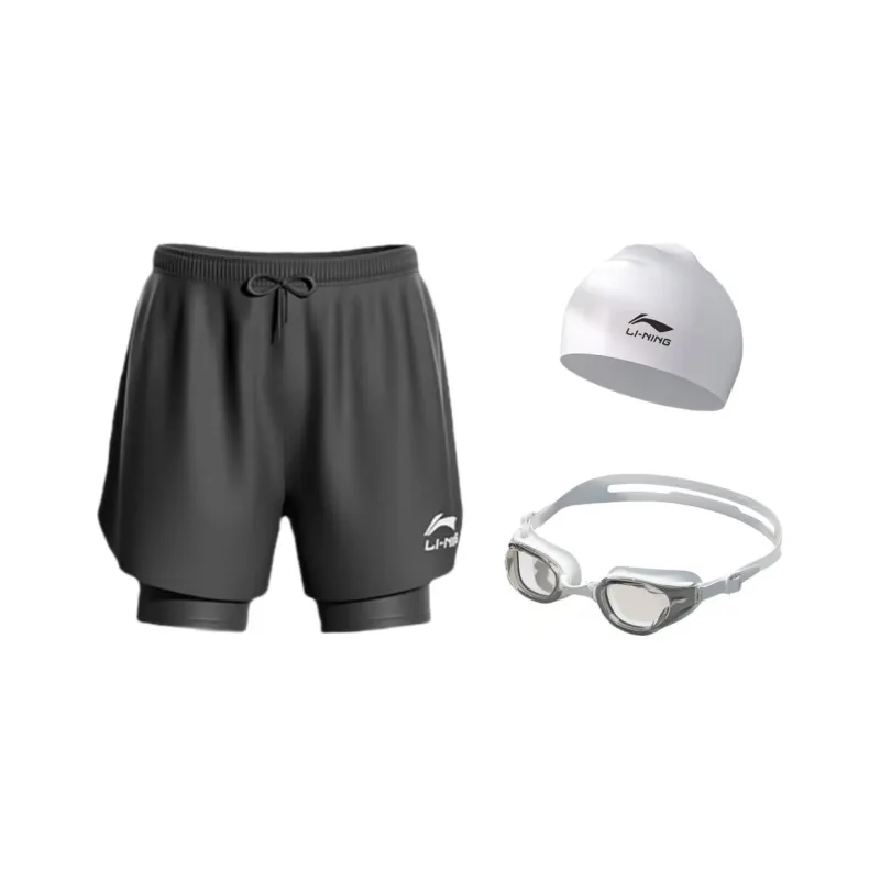 LiNing Swimming Shorts Men's Black-189