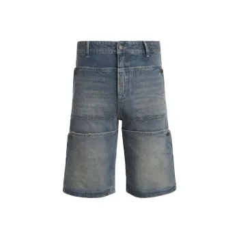 GUESS Denim Shorts Men Blue