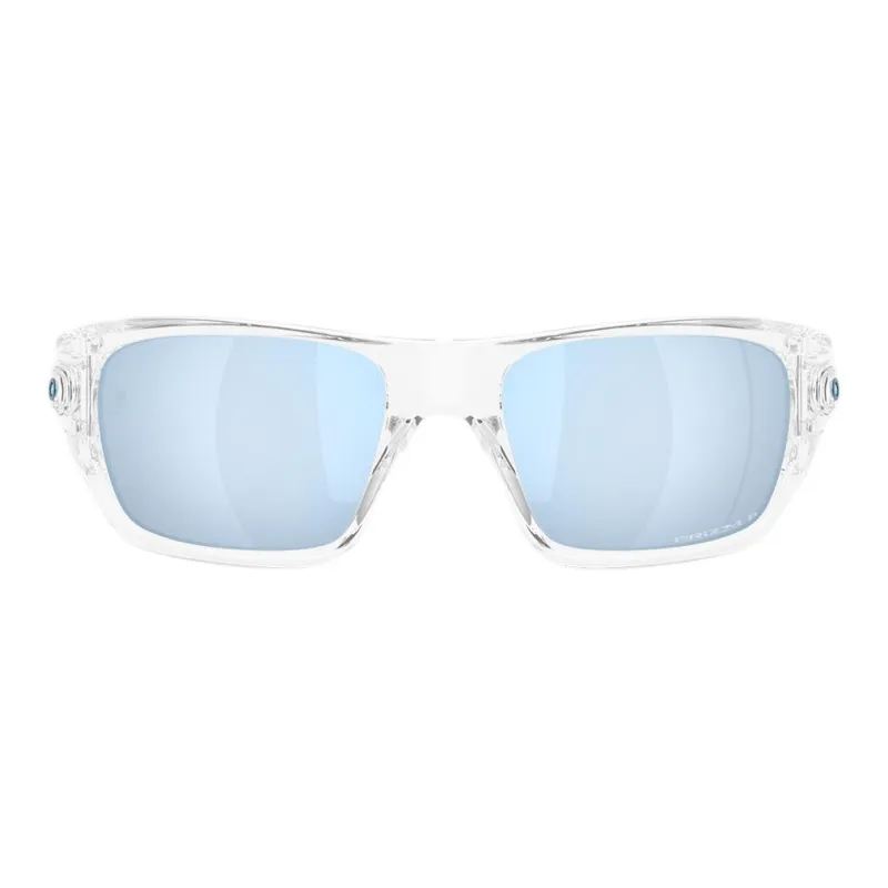 Oakley Plastic Rectangular Sunglasses Unisex Transparent-3