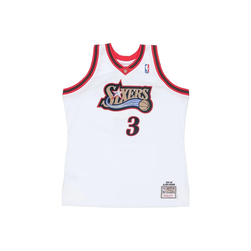 Mitchell & Ness Philadelphia 76ers Allen Iverson '' Jersey-0