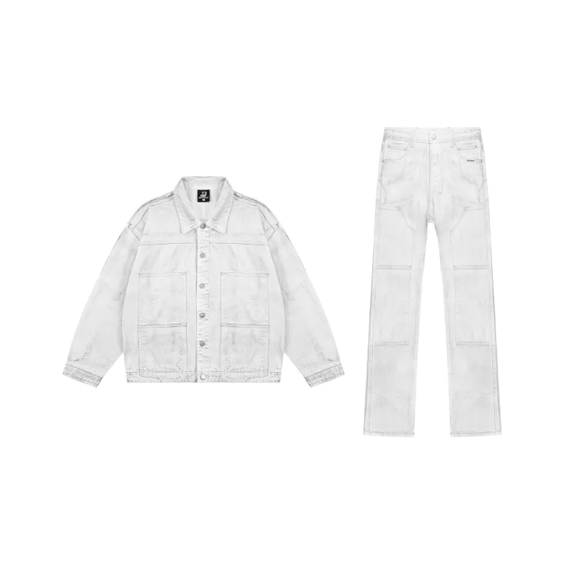 XINYINSU Casual Sportswear Unisex White-0