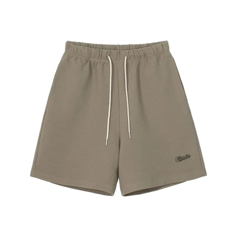 MATCHA STORY College Series Casual Shorts Unisex-4