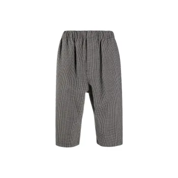 Balenciaga Casual Shorts Men's Black White