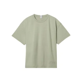 Asics T Shirts Unisex Green