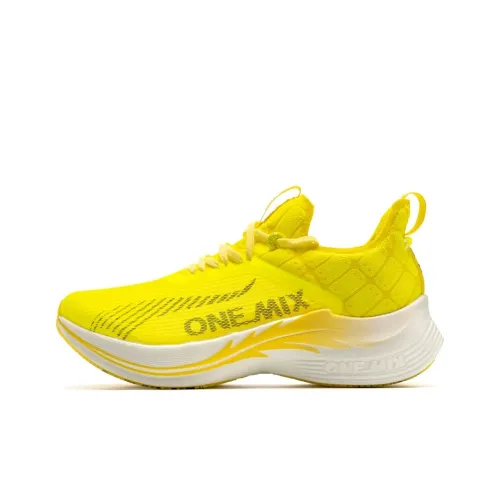 ONEMIX Light Nails Running Shoes Unisex Playful Yellow