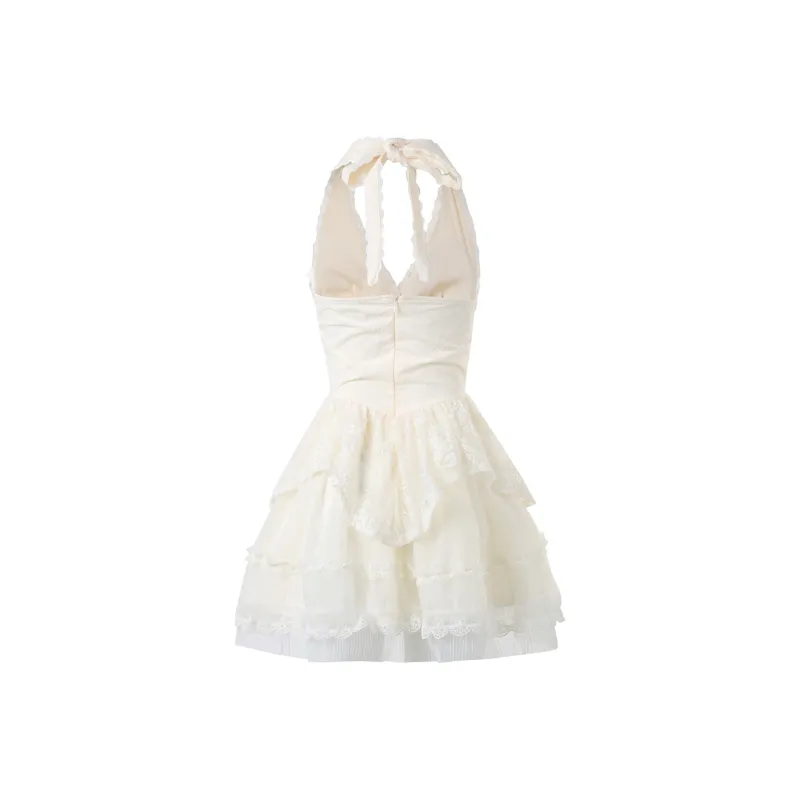 Zukizuki Sleeveless Dress Women's Apricot-1