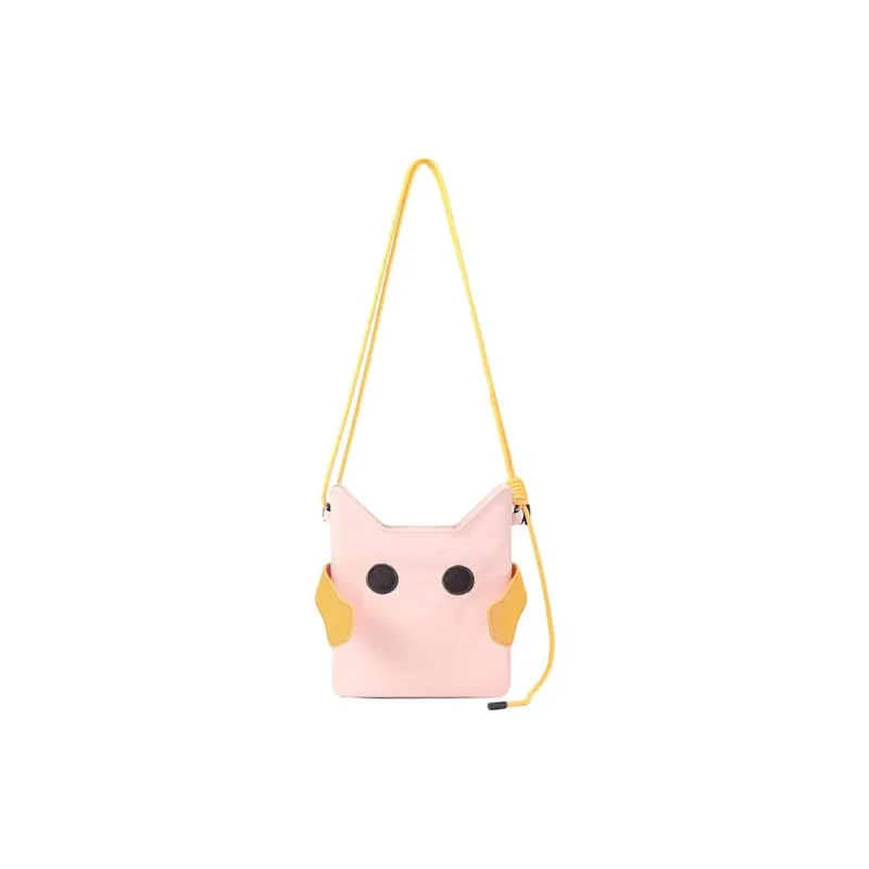 NOXXON Nylon Crossbody Bag, Shoulder Bag Women's Obsidian Black/Nude Pink-3