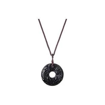 Stone Notes Obsidian Necklaces Unisex