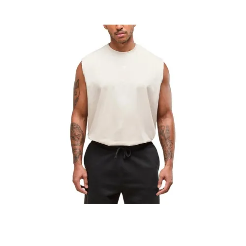 GYMSHARK Tank Top Men's Oat White