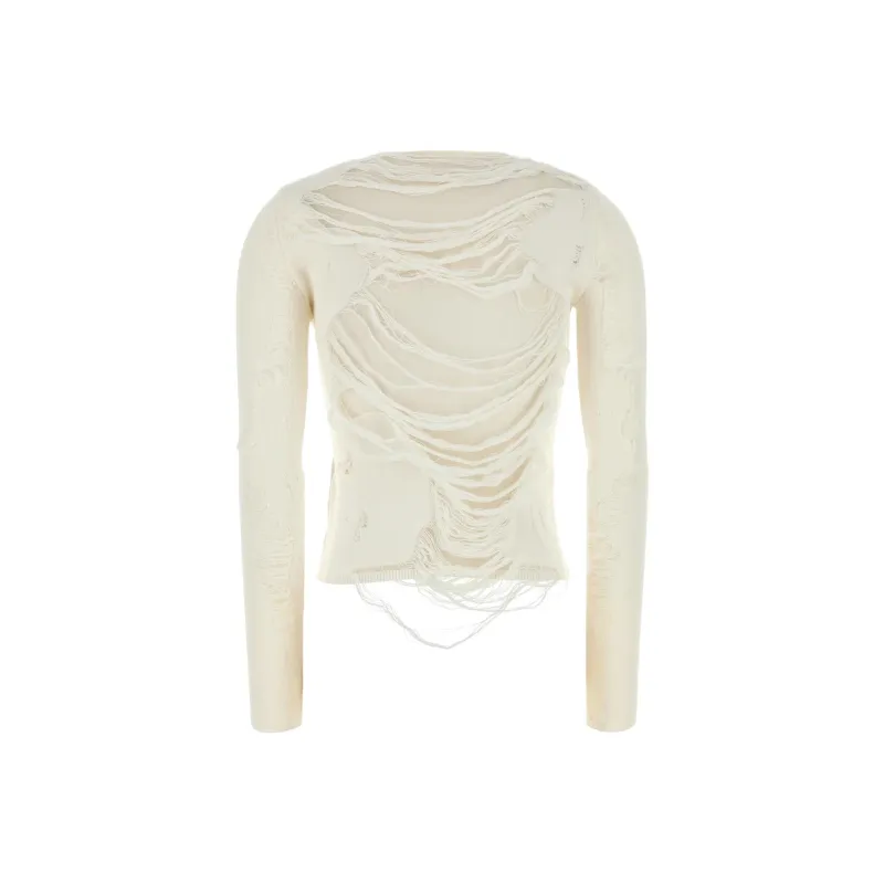 MM6 Maison Margiela Ripped effect Jumper-1