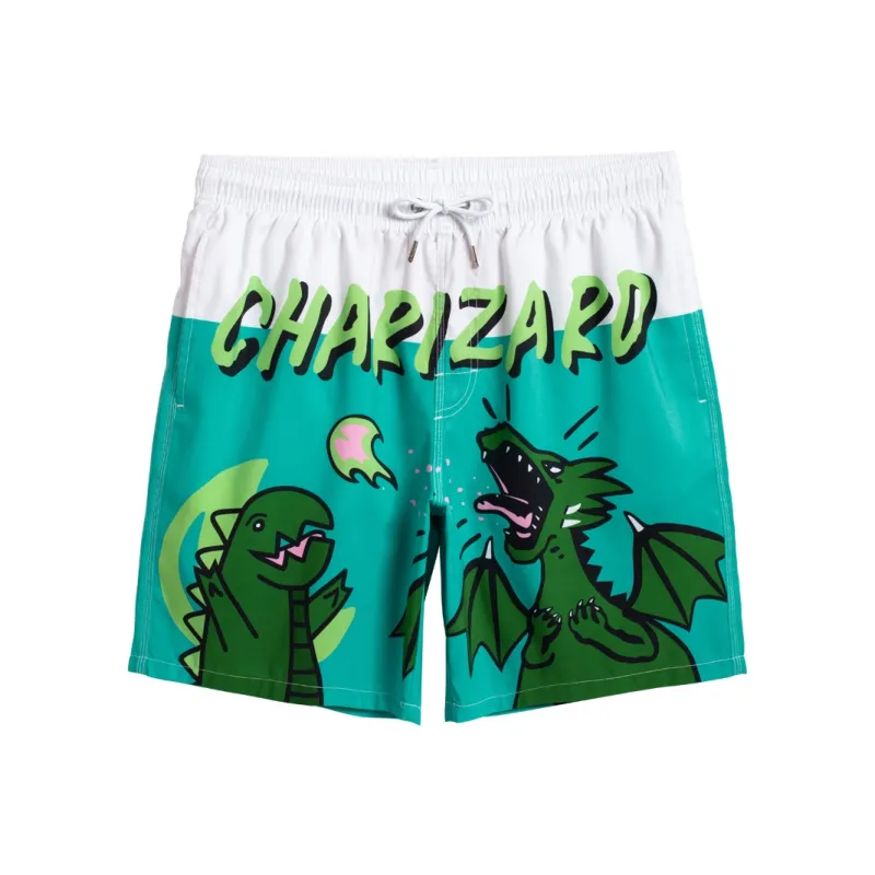 GAILANG Beach Shorts Men White-0