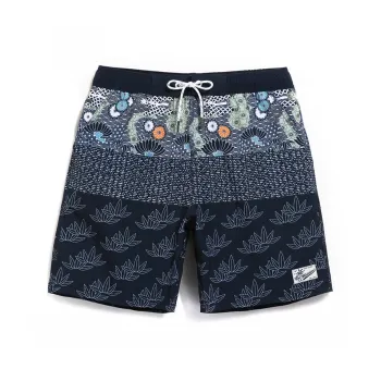 GAILANG Beach Shorts Men Navy Blue