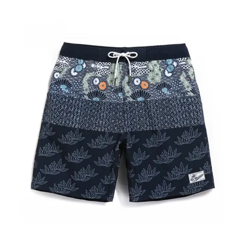 GAILANG Beach Shorts Men Navy Blue