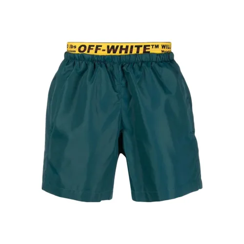 OFF-WHITE Casual Shorts Men Green