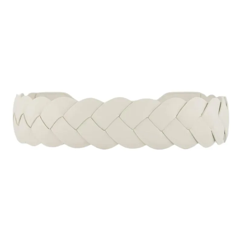 ALTUZARRA Calfskin Leather Belts Unisex White -1