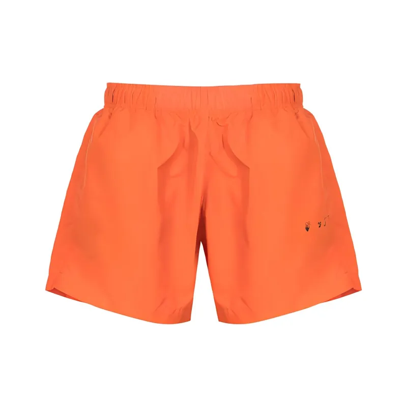 OFF WHITE Swimming Shorts Men Orange-0