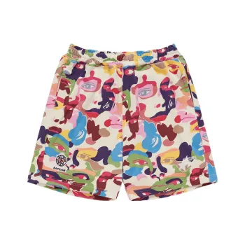 A BATHING APE X KidSuper Camo Sweat Shorts