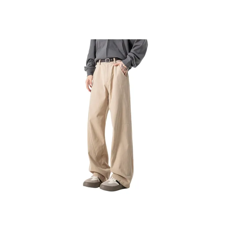 TINA GIA Casual Pants Unisex Khaki-4