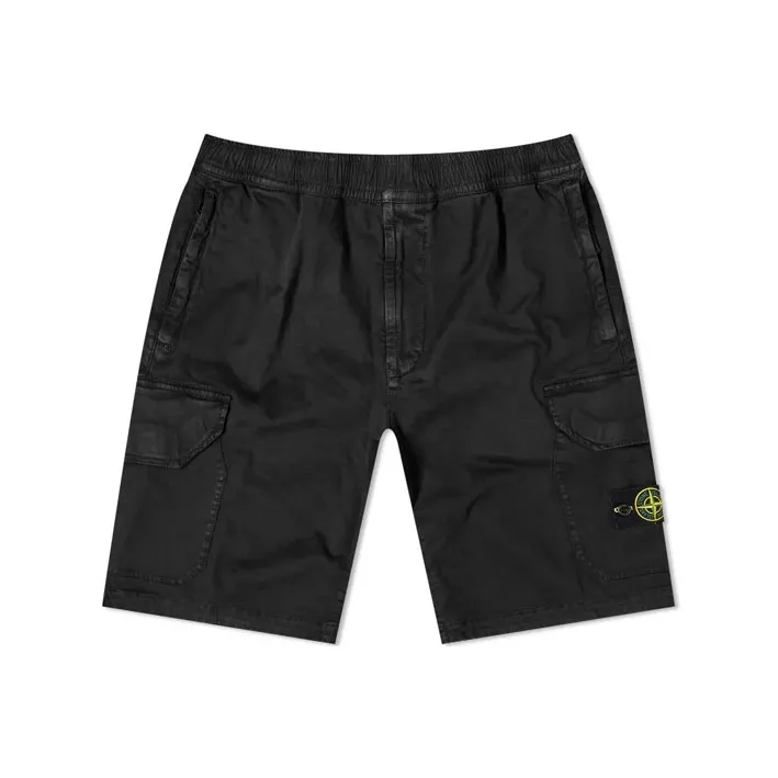 STONE ISLAND Sports Shorts Men Black-0