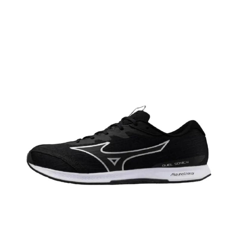 Mizuno Duel Sonic 4 Anti Slip Wear Resistant Low Top Track & Field Competition Running Shoes Unisex Black-0