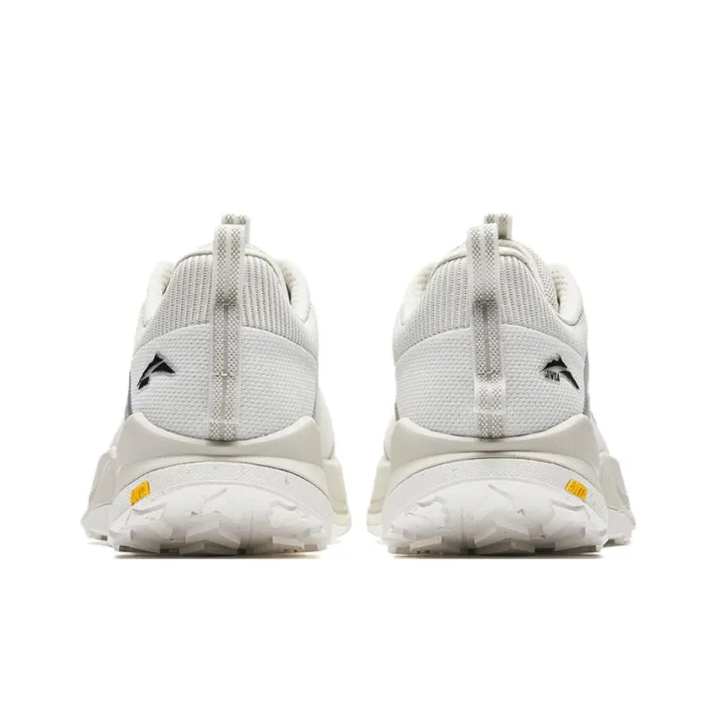 Anta Anti Slip Wear Resistant Low Top Casual Shoes Men's White Silver-3