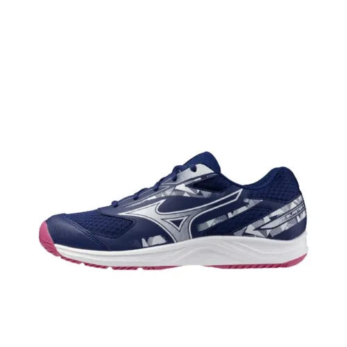 Mizuno Slip Resistant And Breathable Low Top Badminton Shoes Women's Blue