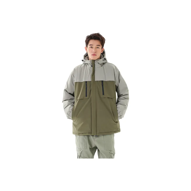 TELENT Puffer Jacket Unisex Khaki-7