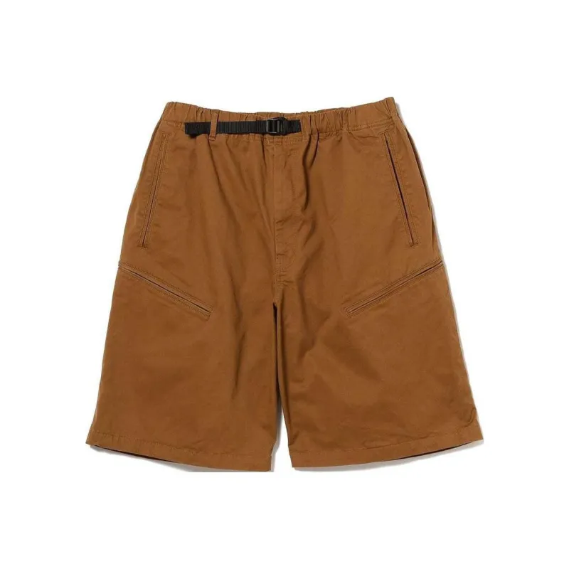 Beams Cargo Shorts Men Mocha-0