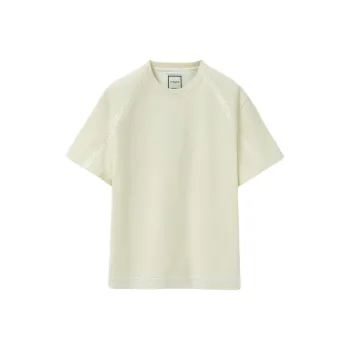 WOOYOUNGMI T Shirts Men Ivory