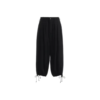 Yohji Yamamoto Ground Y SS25 Casual Pants Unisex Black