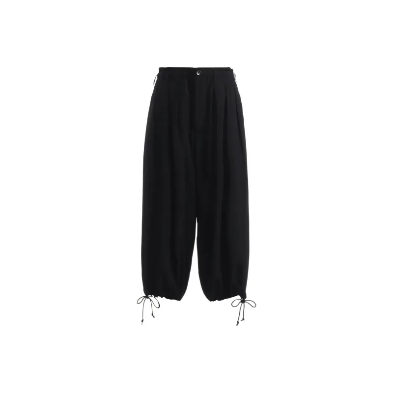 Yohji Yamamoto Ground Y SS25 Casual Pants Unisex Black-0
