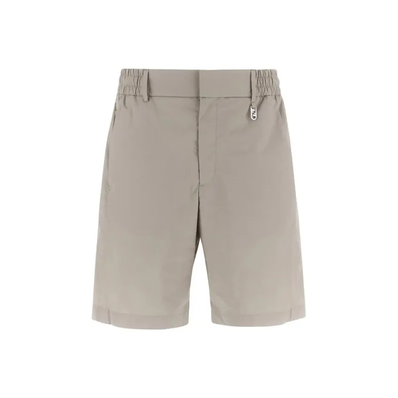 FENDI Casual Shorts Men Gray-0