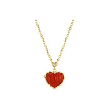 Long Fu Agate Necklaces Women's
