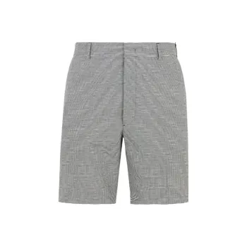FENDI FW22 Casual Shorts Men's Gray White