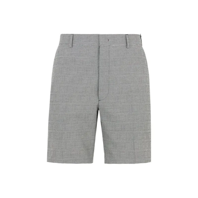 FENDI FW22 Casual Shorts Men's Gray White-0